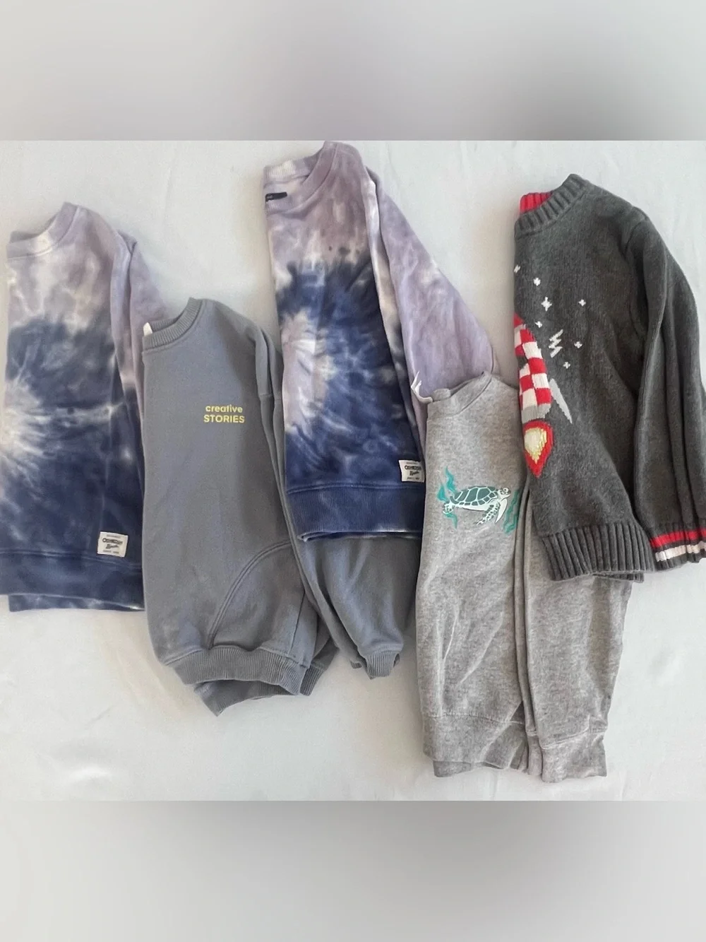 Kids Crewneck sweater Lot-Bundle- Zara, Oshkosh, Cat and Jack